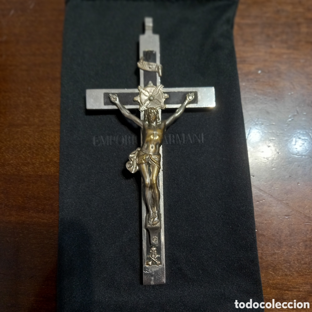 Arte: GRAN CRUZ DEVOCIONAL. 13 x 6,2 cm - Foto 1