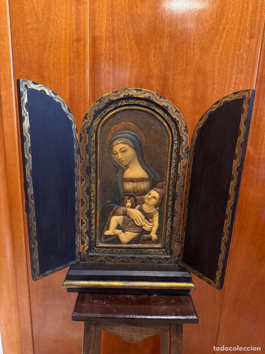 Arte: Capilla icono en madera - Foto 2
