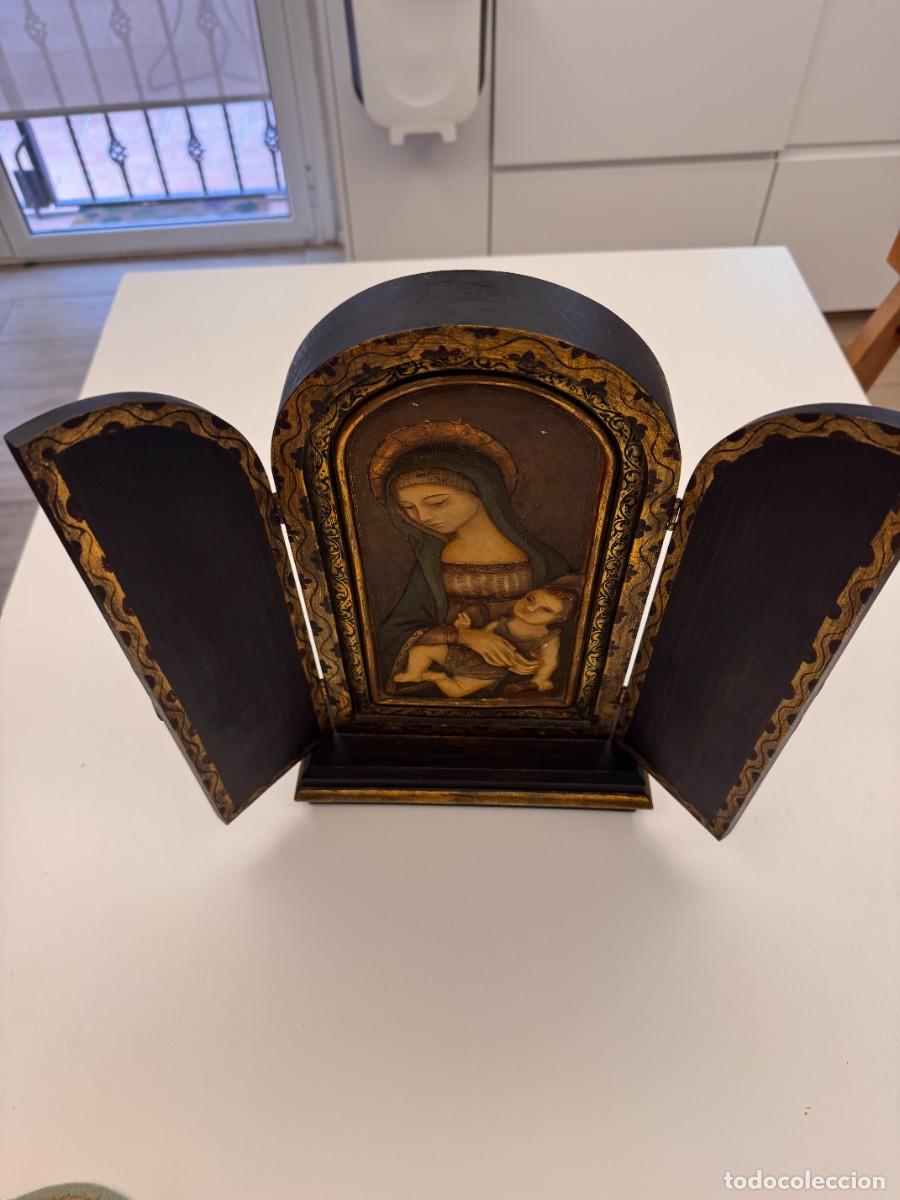 Arte: Capilla icono en madera - Foto 4