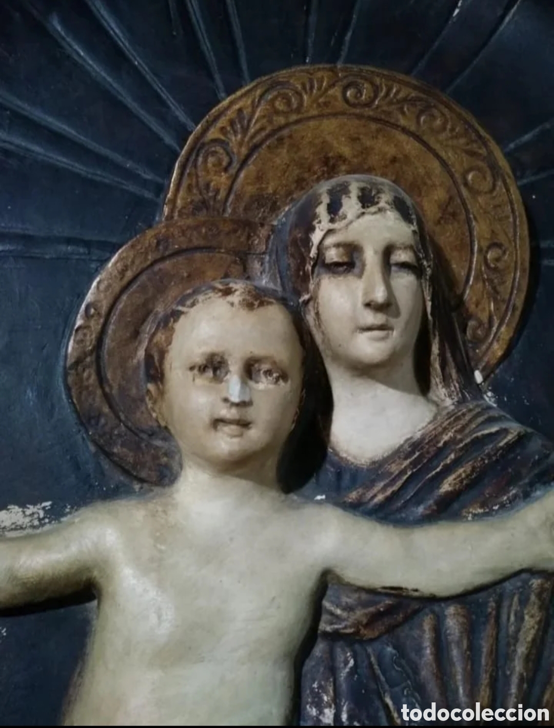 Arte: Benditera virgen con ni&ntilde;o - Foto 4