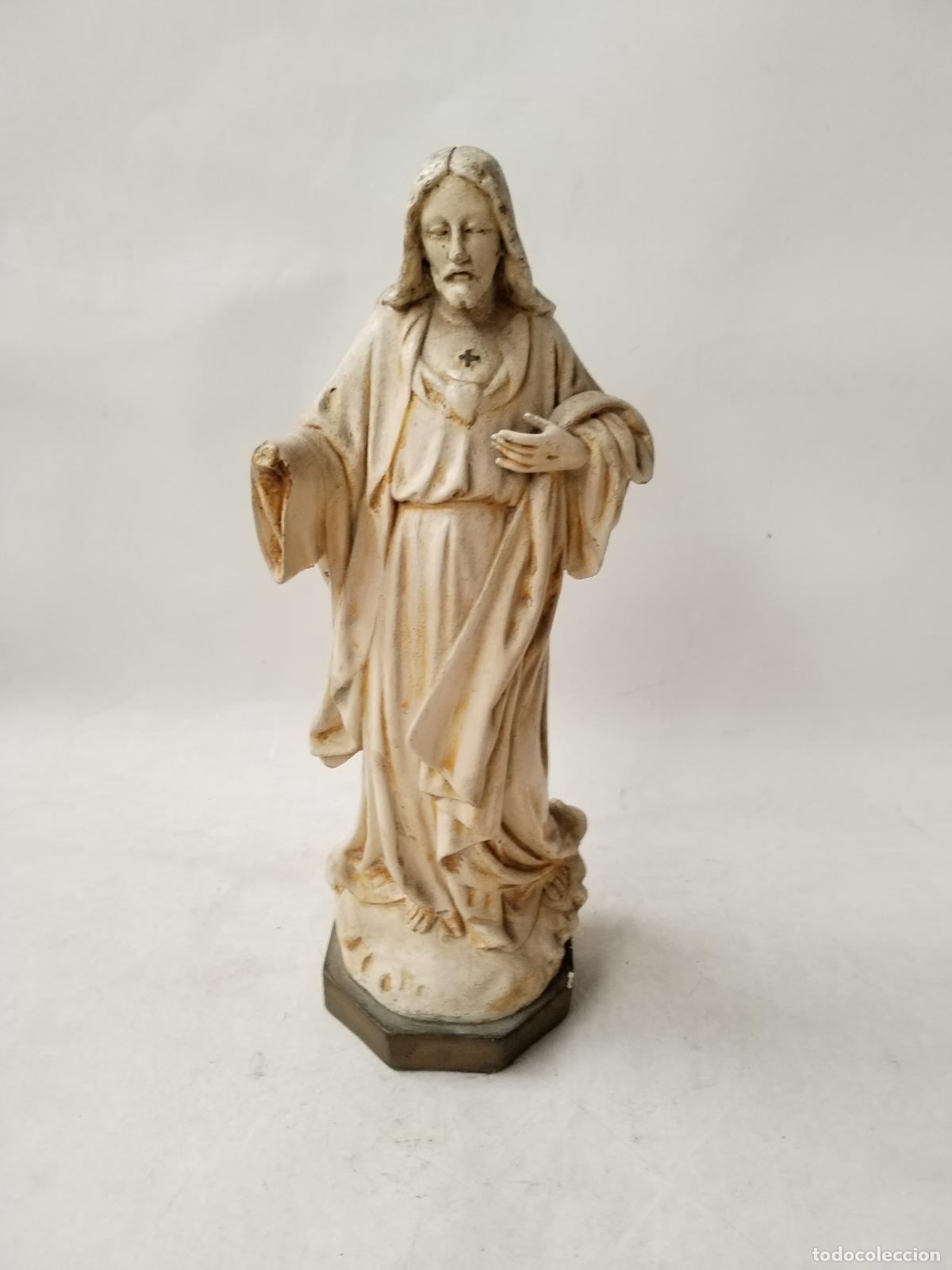 Arte: antiguo corazon de jesus de olot - Foto 8