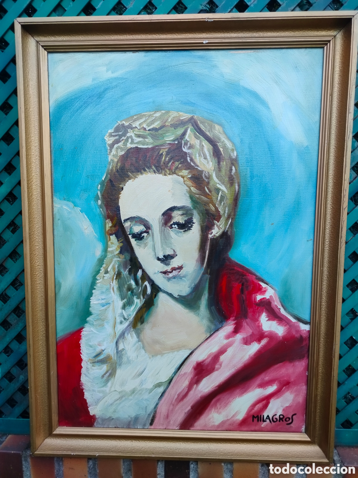 Arte: El Greco Copia Virgen Nutricia - Foto 3