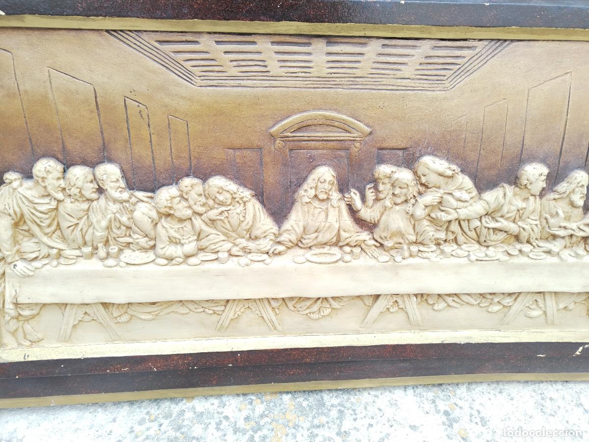 Arte: cuadro relieve ultima cena en estuco - Foto 2