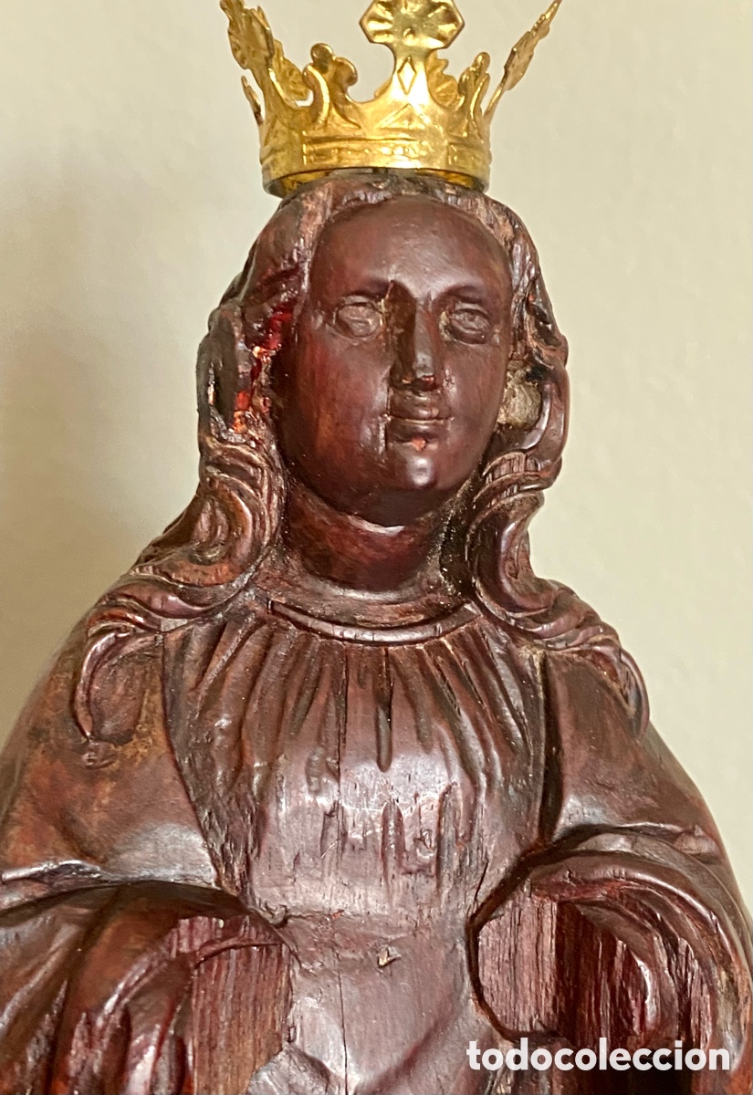 Arte: Inmaculada talla siglo XVII - Foto 2