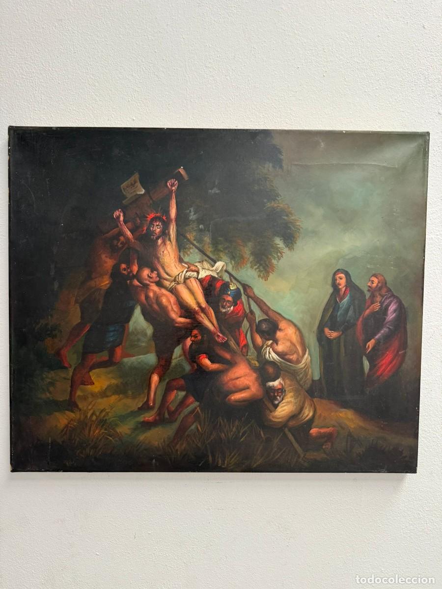 Arte: La elevaci&oacute;n de Jes&uacute;s en la Cruz, - Foto 1