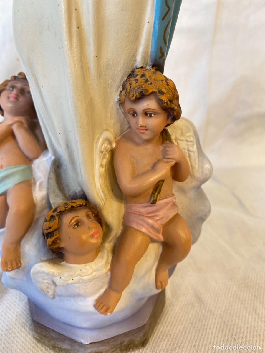 Arte: INMACULADA CONCEPCI&Oacute;N DE MAR&Iacute;A, EN ESTUCO DE OLOT. - Foto 7