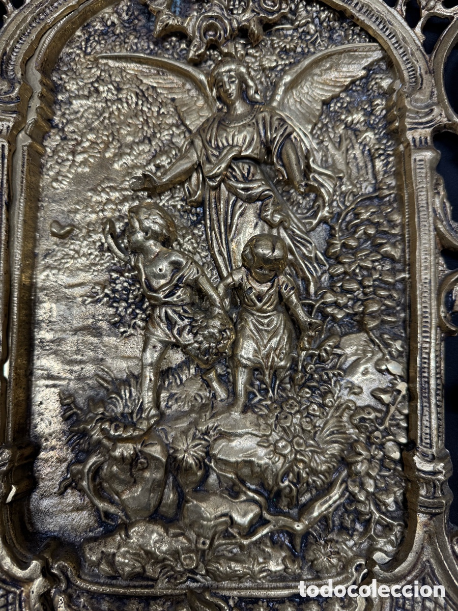 Arte: Relieve en bronce con motivos religiosos - Foto 2