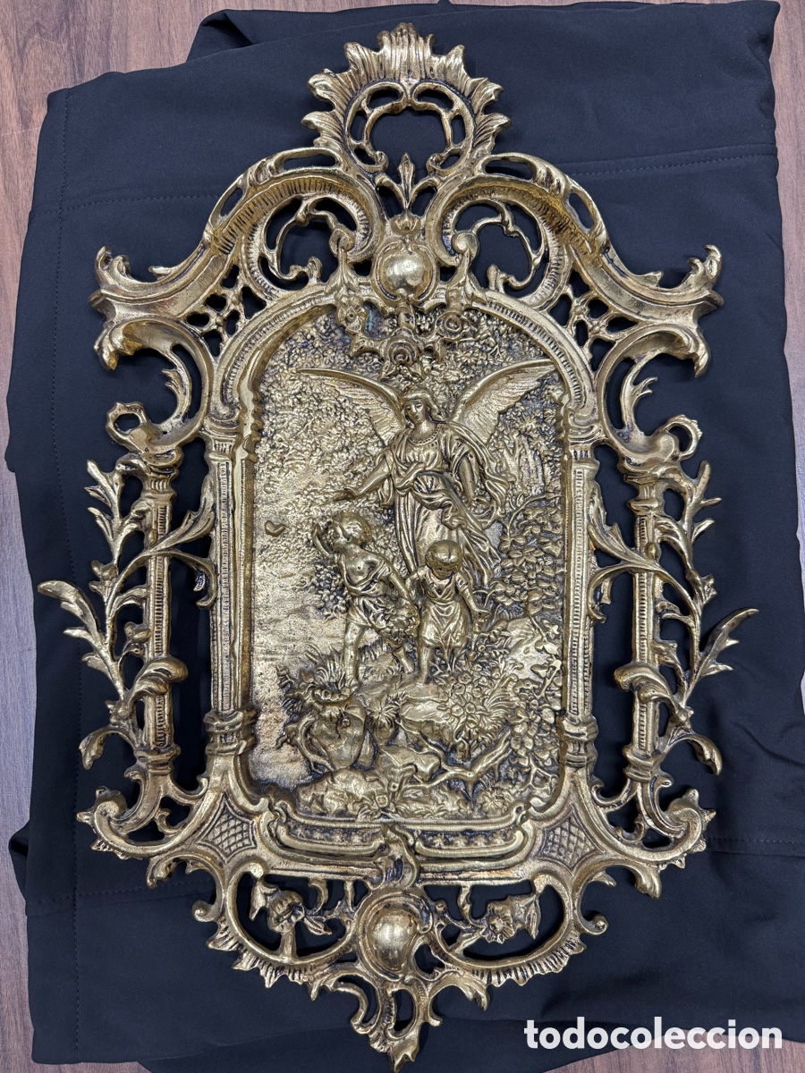 Arte: Relieve en bronce con motivos religiosos - Foto 1