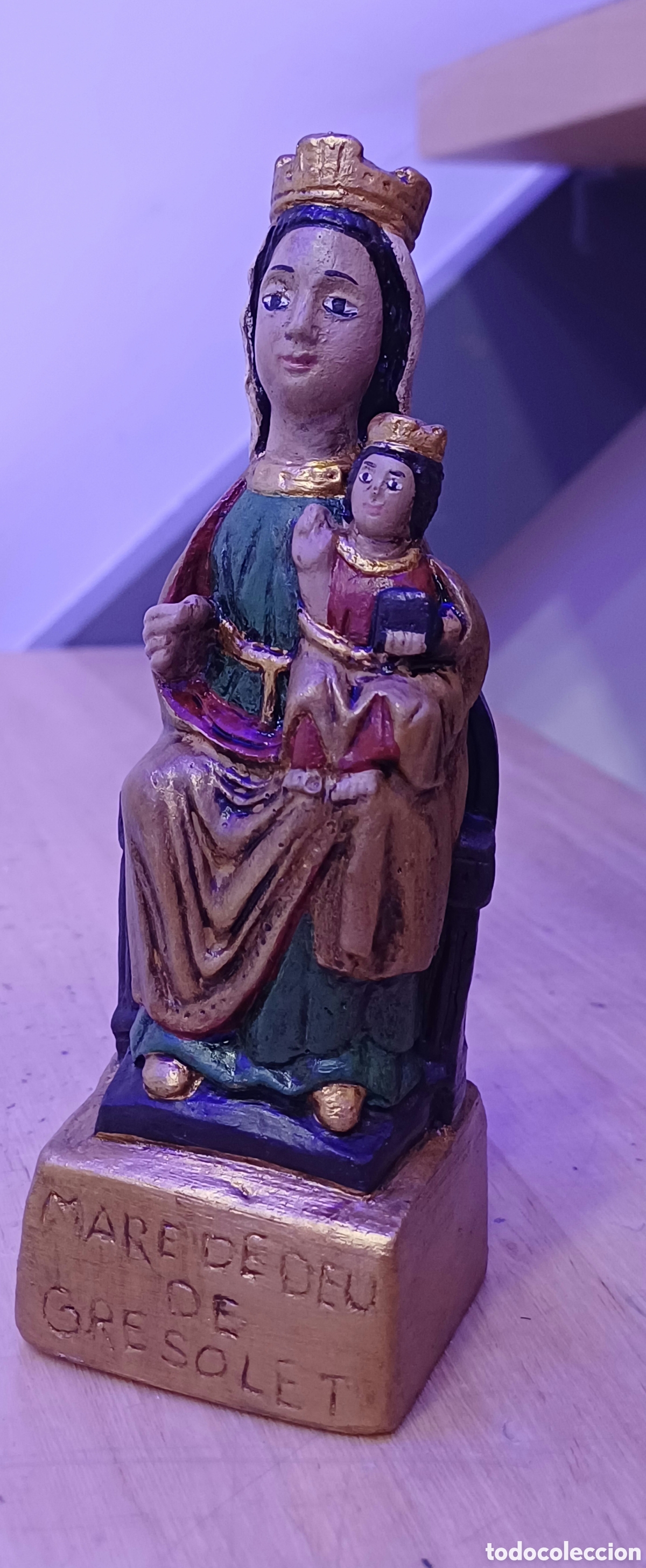 Arte: VIRGEN DE GRESOLET -SALDES 15 CM - Foto 1