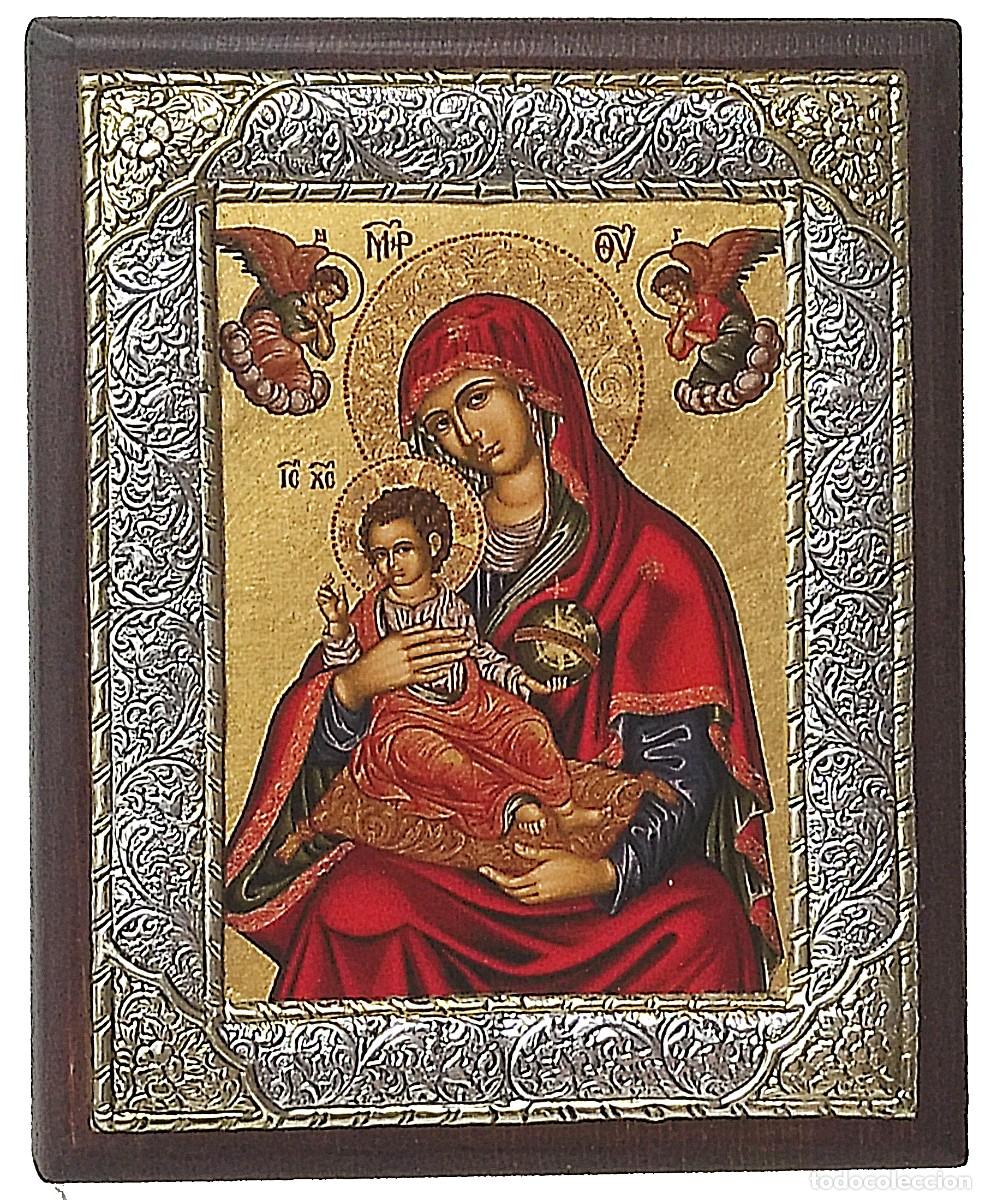 Arte: Icono de Virgen en madera Bilaminado - Foto 1