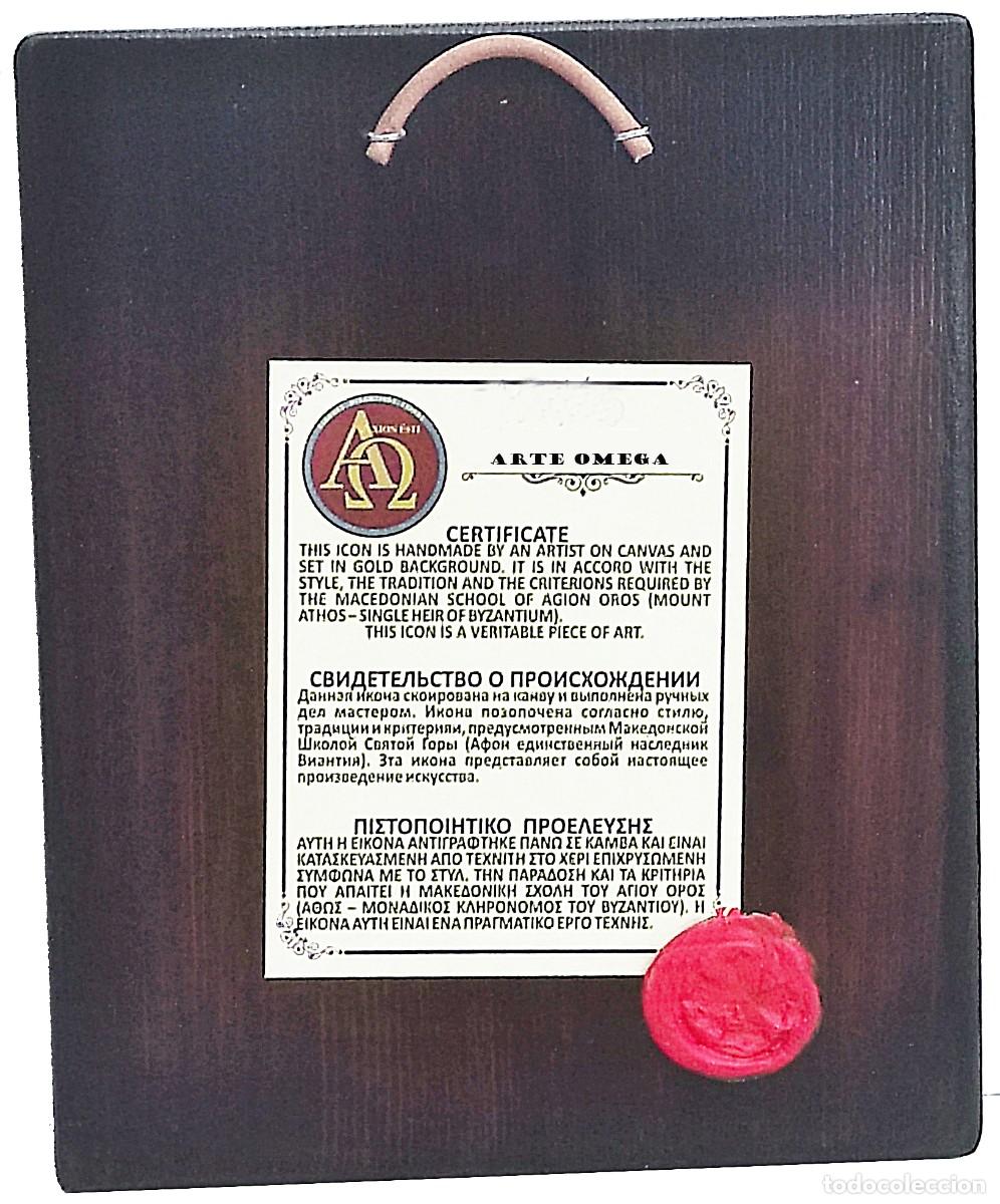 Arte: Icono de Virgen en madera Bilaminado - Foto 3