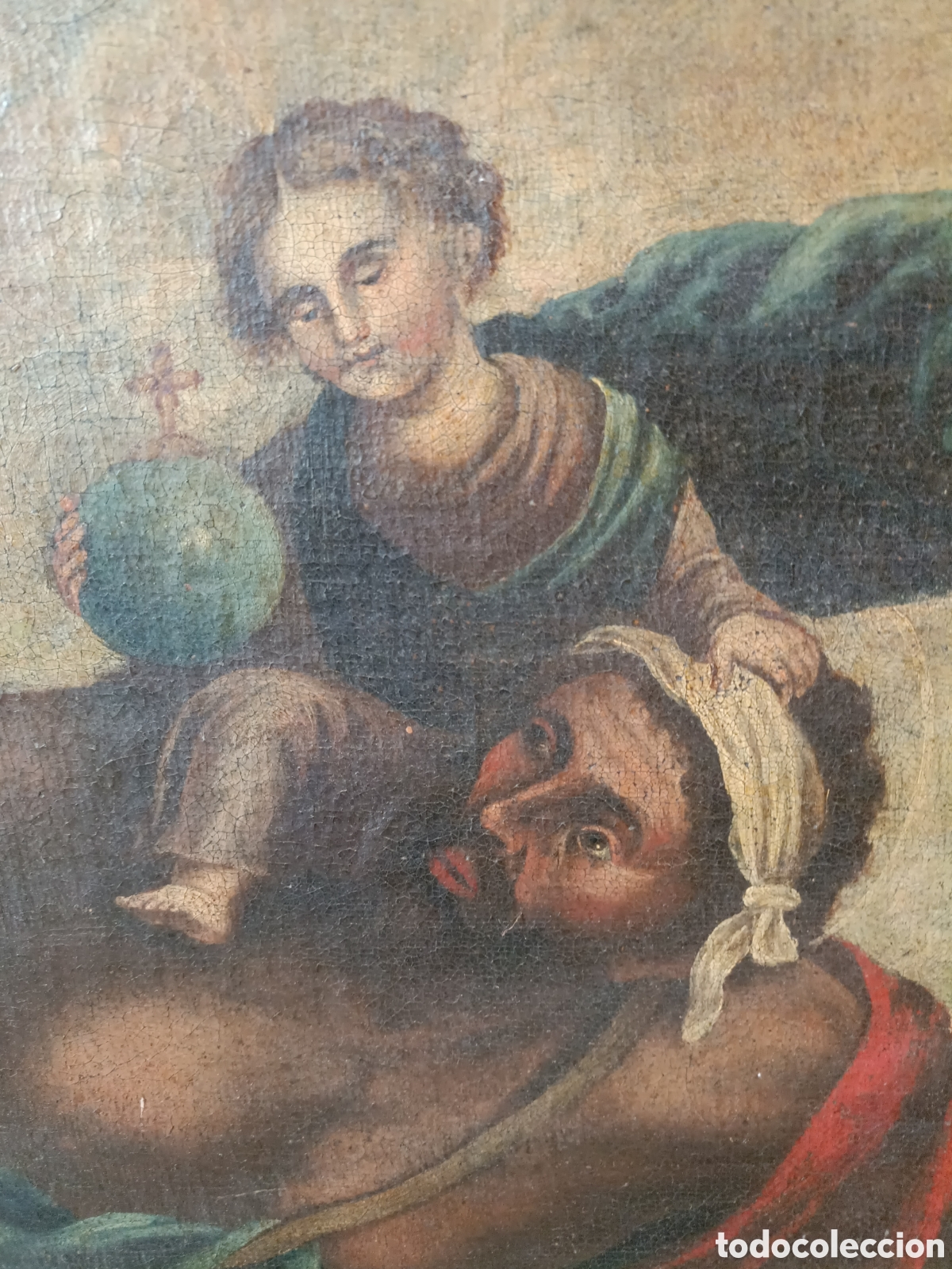 Arte: San Crist&oacute;bal y ni&ntilde;o Jes&uacute;s - Foto 3