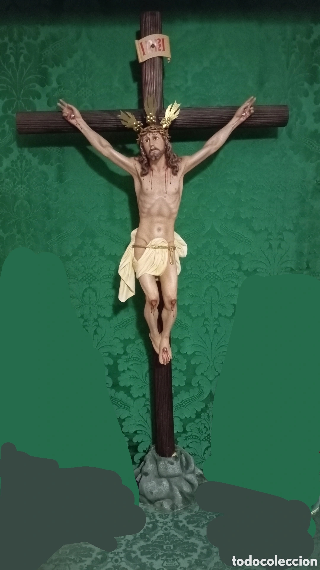 Arte: Imagen de Sant&iacute;simo Cristo Crucificado - Foto 1
