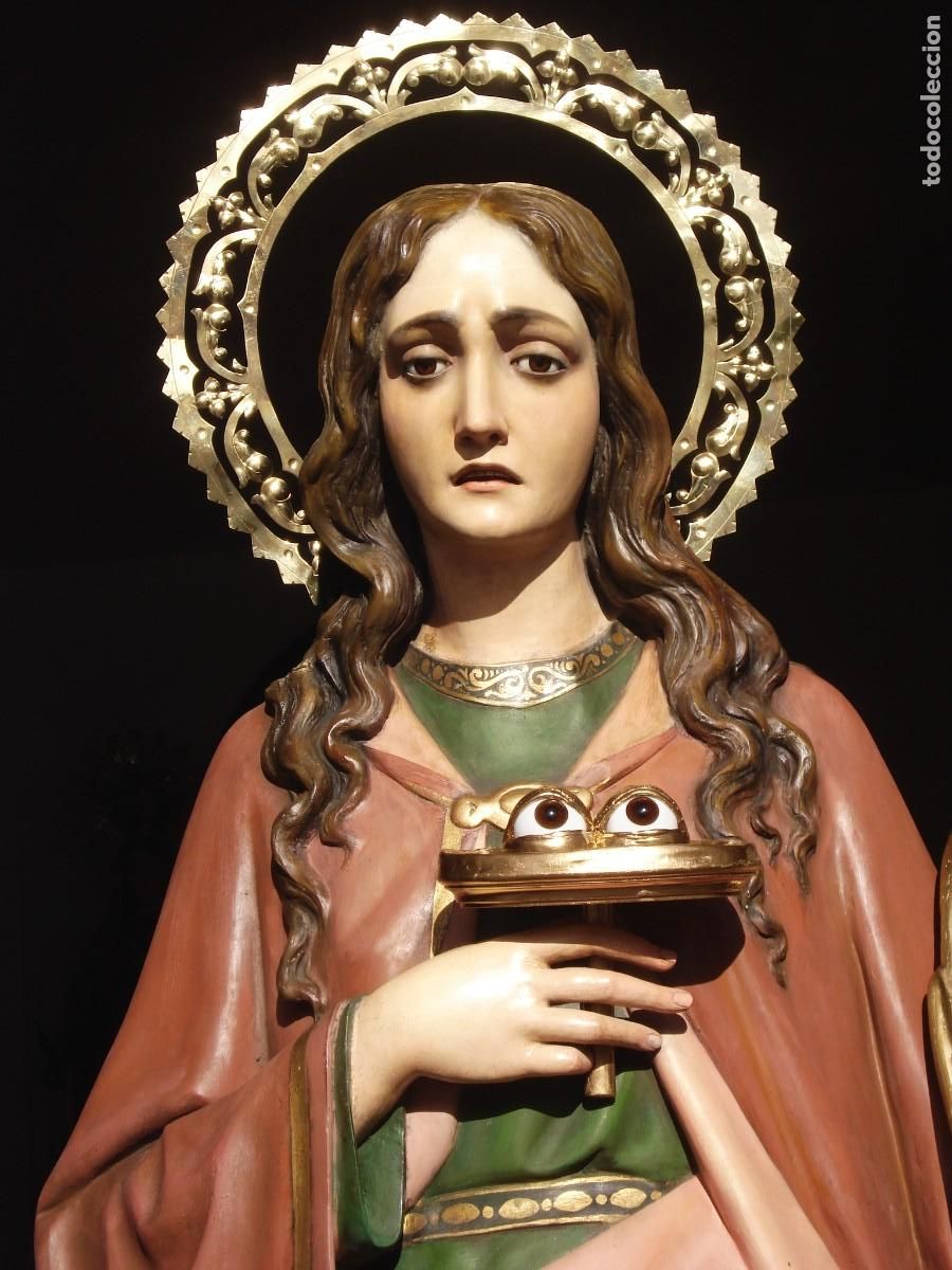 Arte: TAMA&Ntilde;O NATURAL SANTA LUCIA VIRGEN Y MARTIR EL RENACIMIENTO DE OLOT