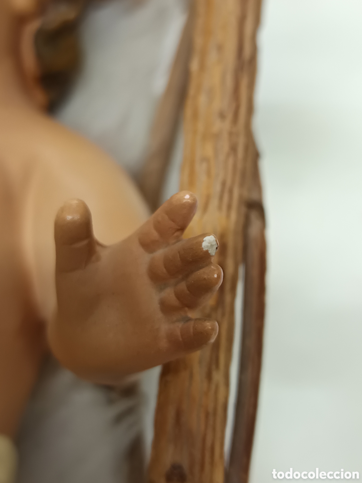 Arte: Ni&ntilde;o Jes&uacute;s Olot en cuna - Foto 5