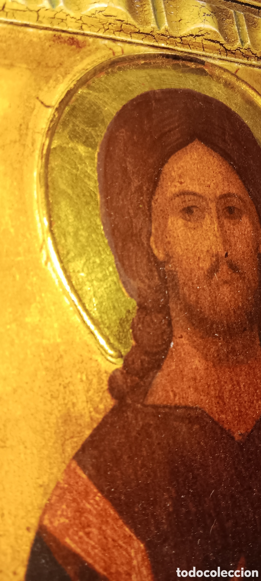 Arte: Cuadro religioso antiguo - Foto 2