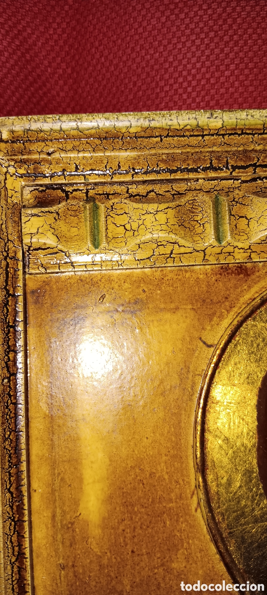 Arte: Cuadro religioso antiguo - Foto 3