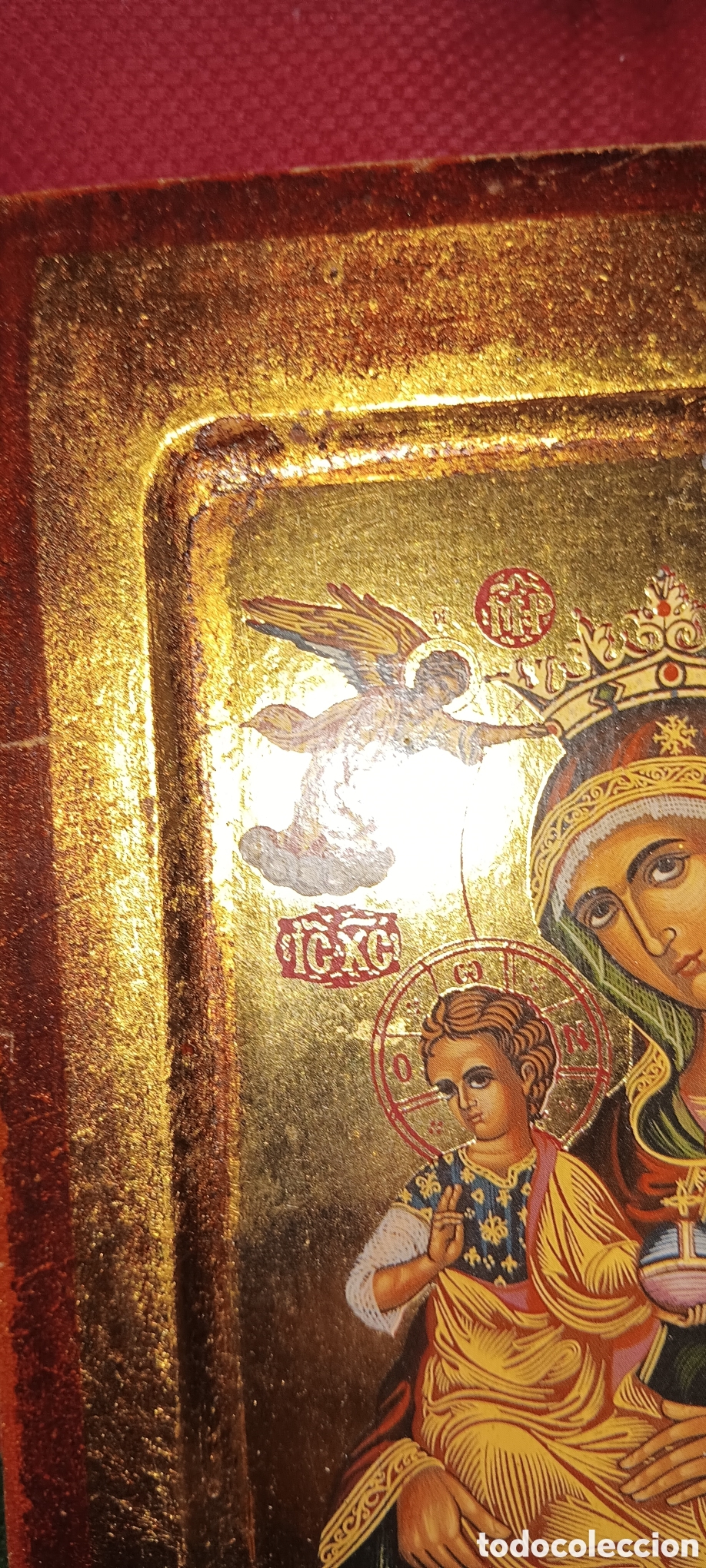 Arte: Antigua tablilla religiosa - Foto 2