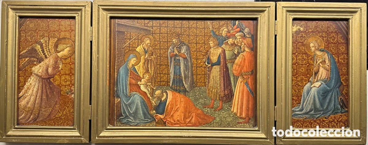 Arte: Tr&iacute;ptico de escenas religiosas - Foto 2
