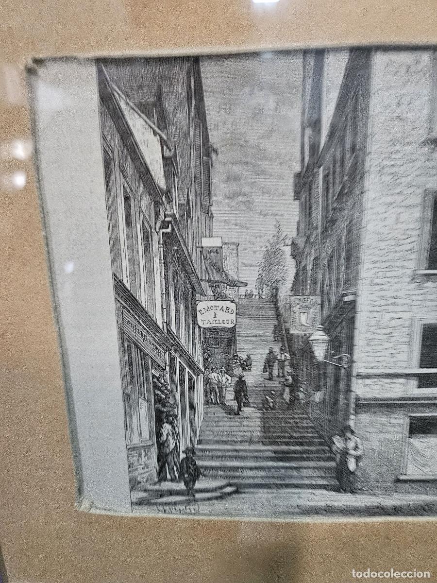Arte: cuadro con grabado antiguo - Foto 3