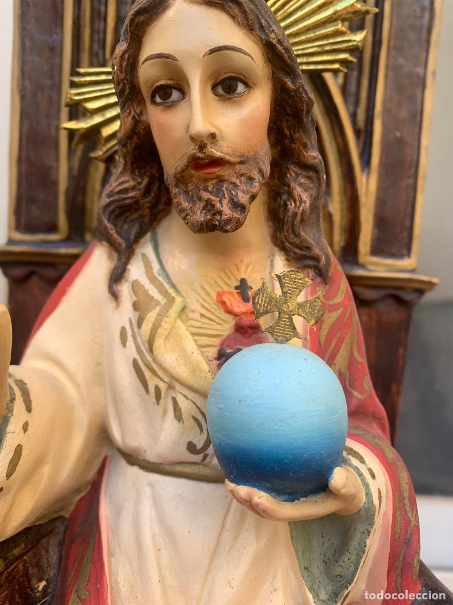 Arte: Coraz&oacute;n de cristo en trono - Foto 2