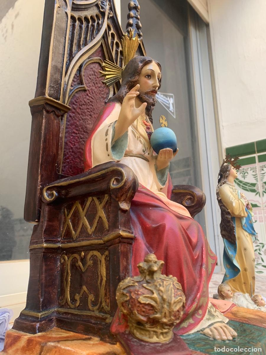 Arte: Coraz&oacute;n de cristo en trono - Foto 3