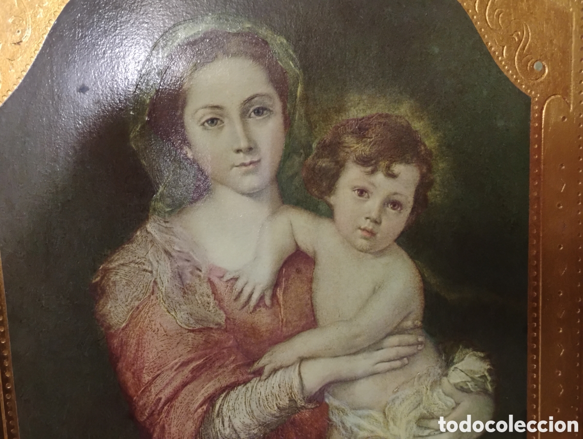 Arte: Se trata de un tr&iacute;ptico de tem&aacute;tica religiosa que representa a la Virgen Mar&iacute;a, en el panel central. - Foto 8