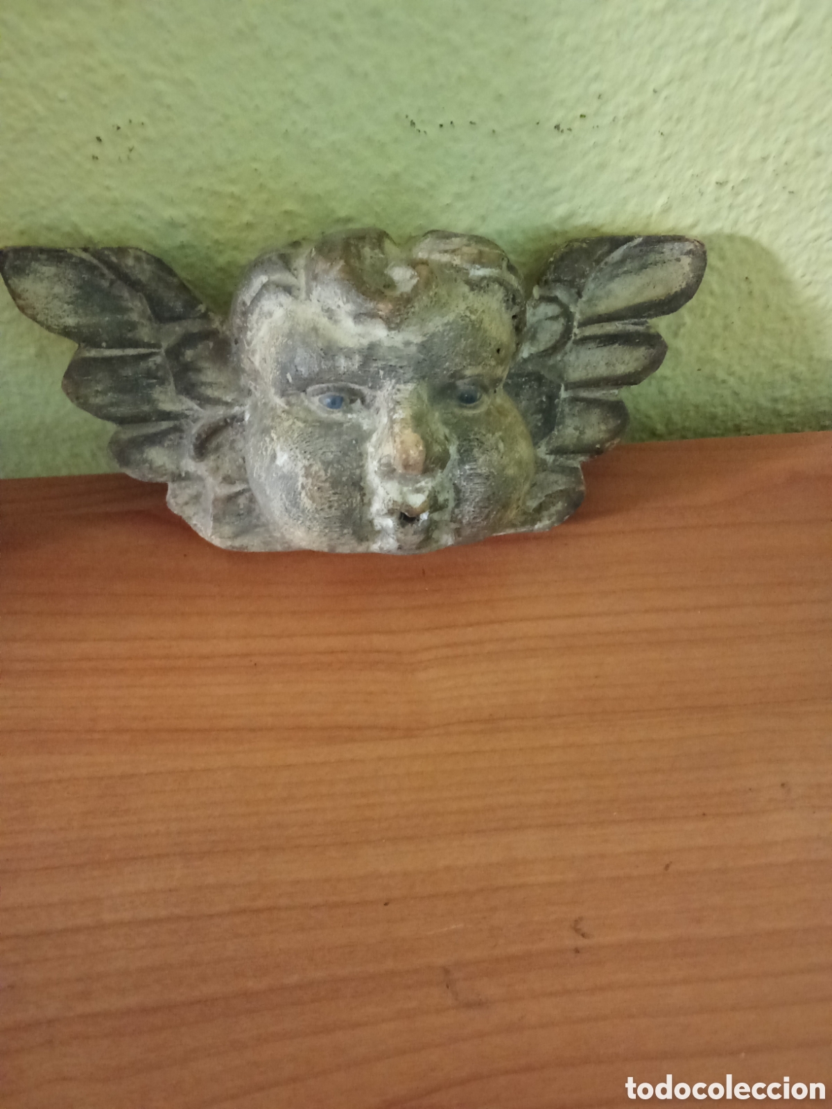 Arte: &Aacute;ngel antiguo querub&iacute;n - Foto 3