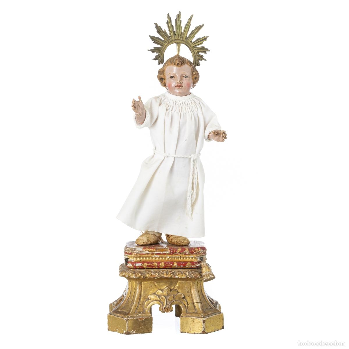 Arte: NI&Ntilde;O JES&Uacute;S - SIGLO XVIII - Foto 1
