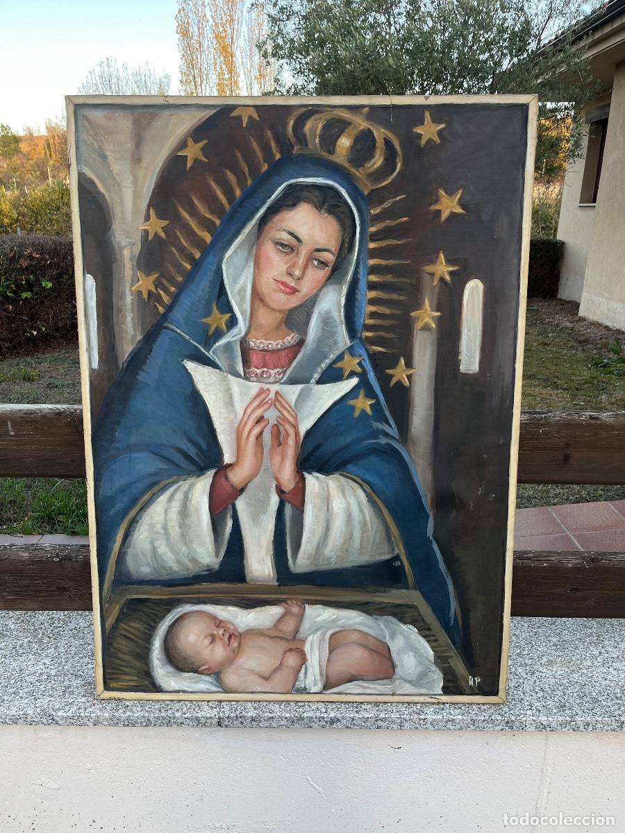Arte: Virgen, Ni&ntilde;o, 1880, con Marco - Foto 10
