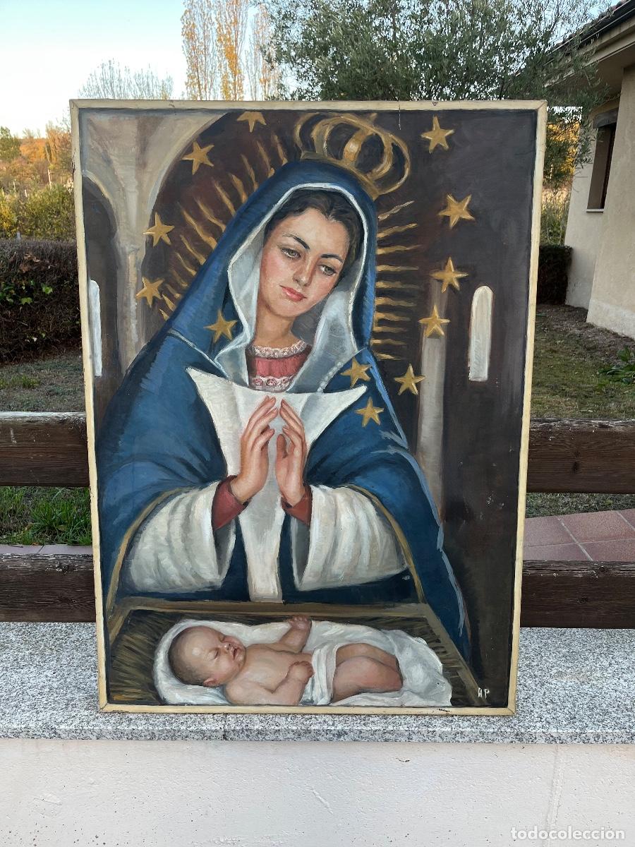 Arte: Virgen, Ni&ntilde;o, 1880, con Marco - Foto 11