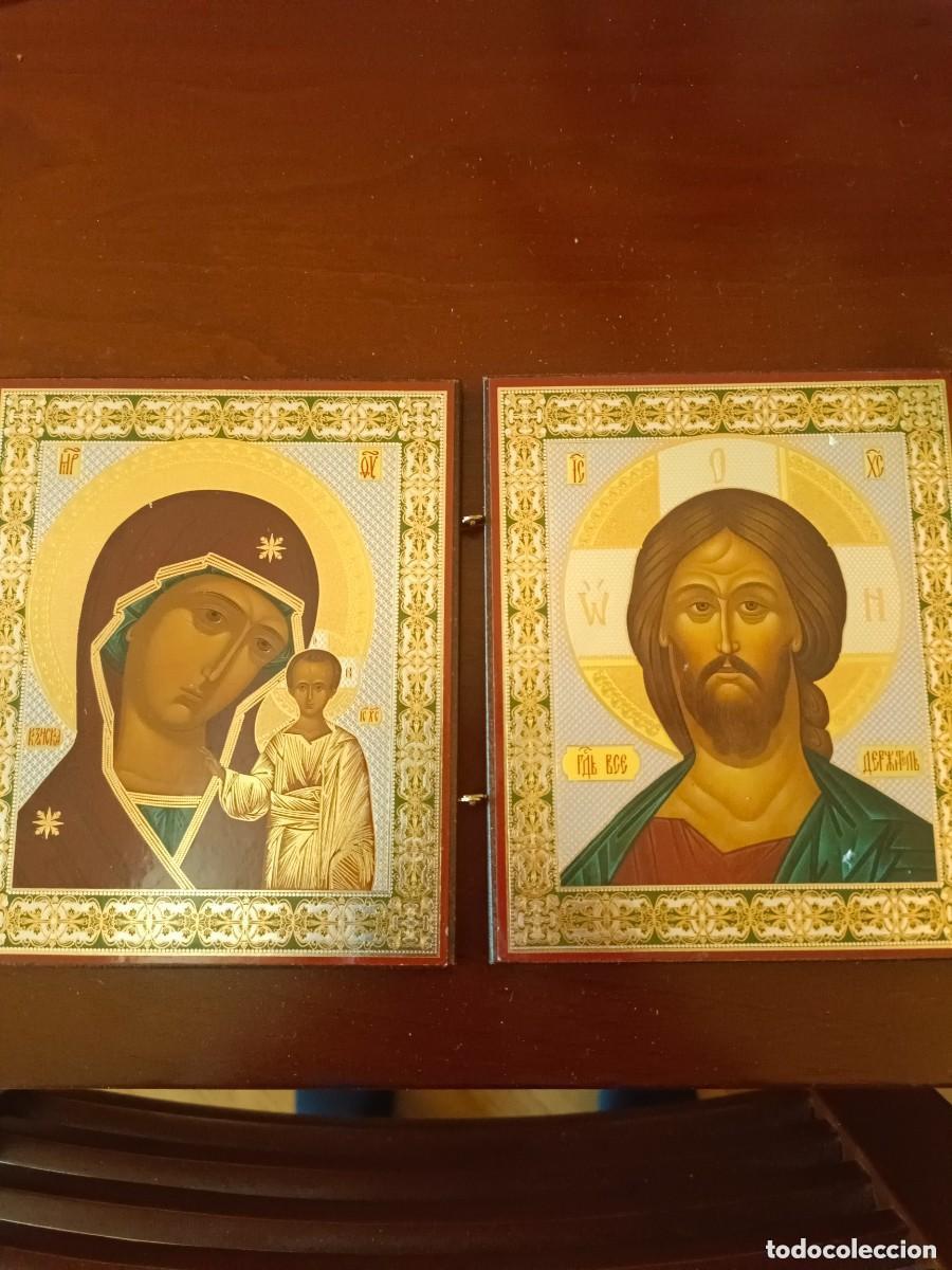 Arte: Icono ortodoxo doble - Foto 1