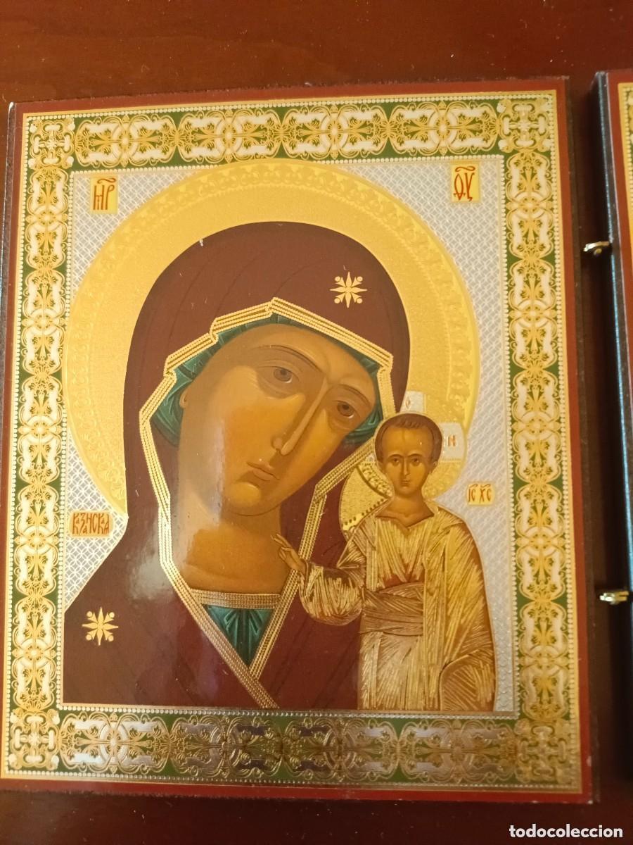 Arte: Icono ortodoxo doble - Foto 2