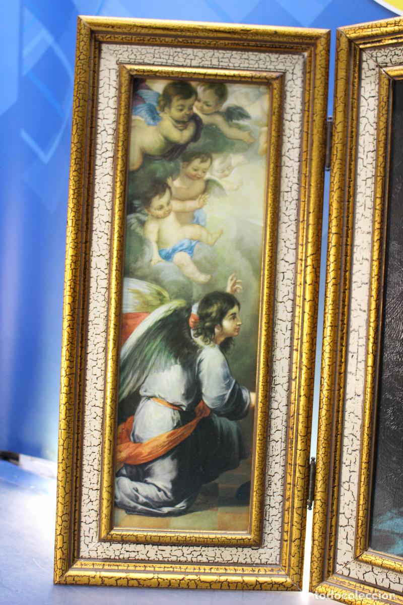 Arte: Tr&iacute;ptico religioso con obras de Murillo. - Foto 9