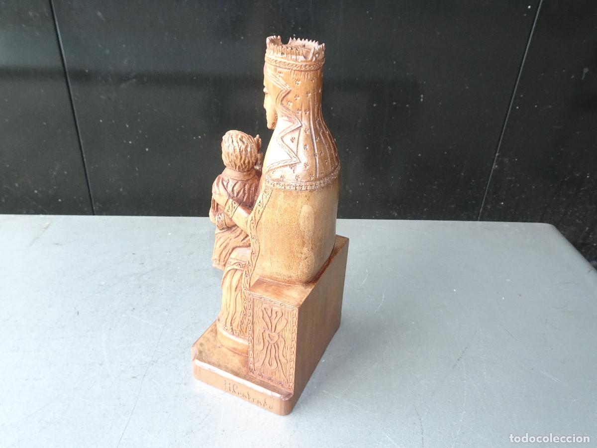 Arte: Virgen de la Pe&ntilde;a tallada en madera. - Foto 3