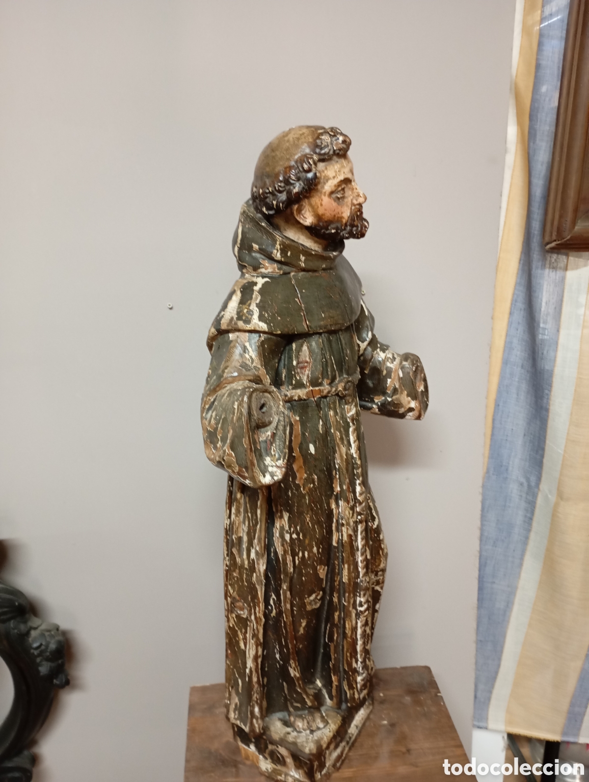 Arte: TALLA BARROCA SAN FRANCISCO DE ASIS - Foto 2