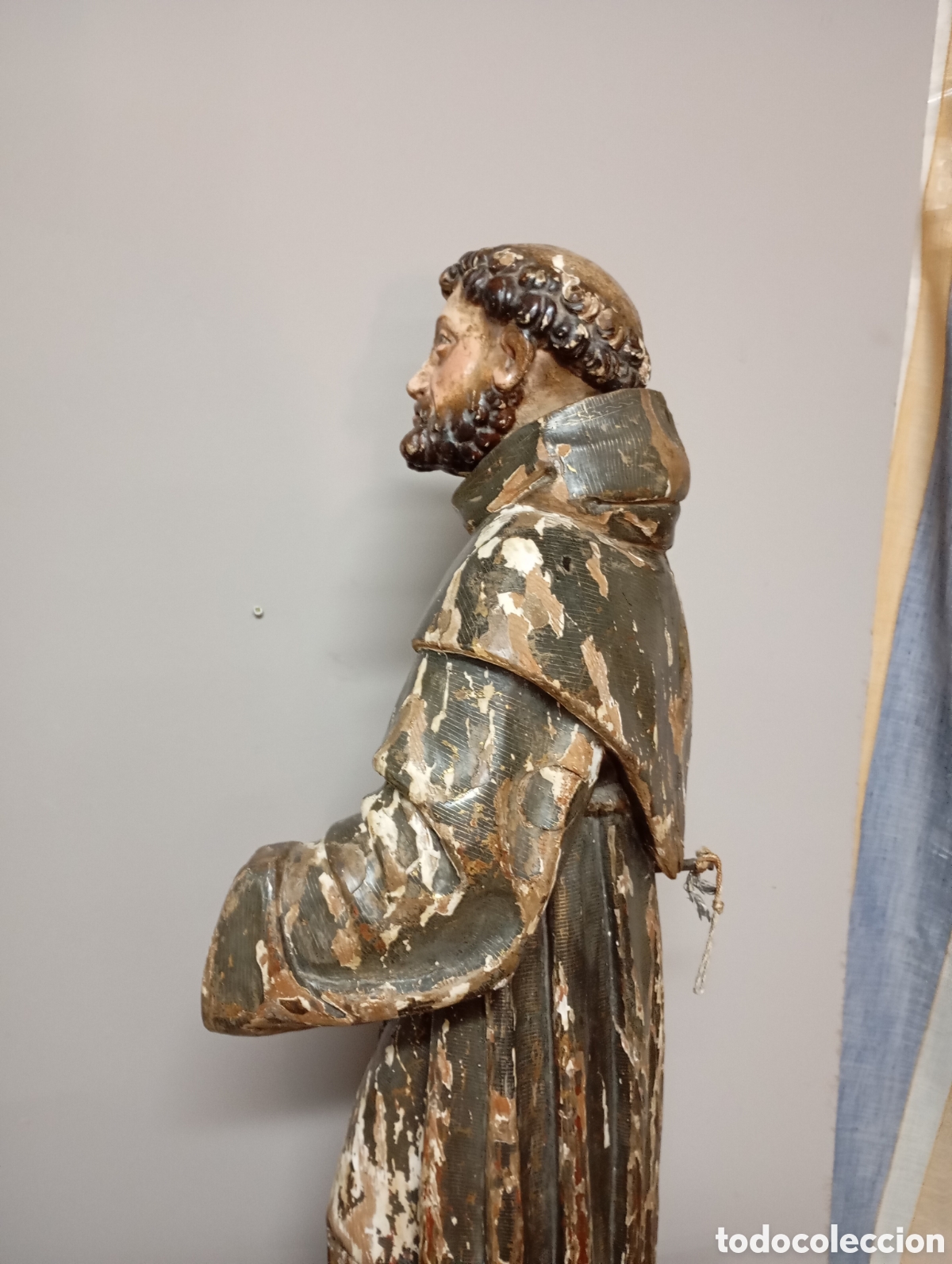 Arte: TALLA BARROCA SAN FRANCISCO DE ASIS - Foto 3