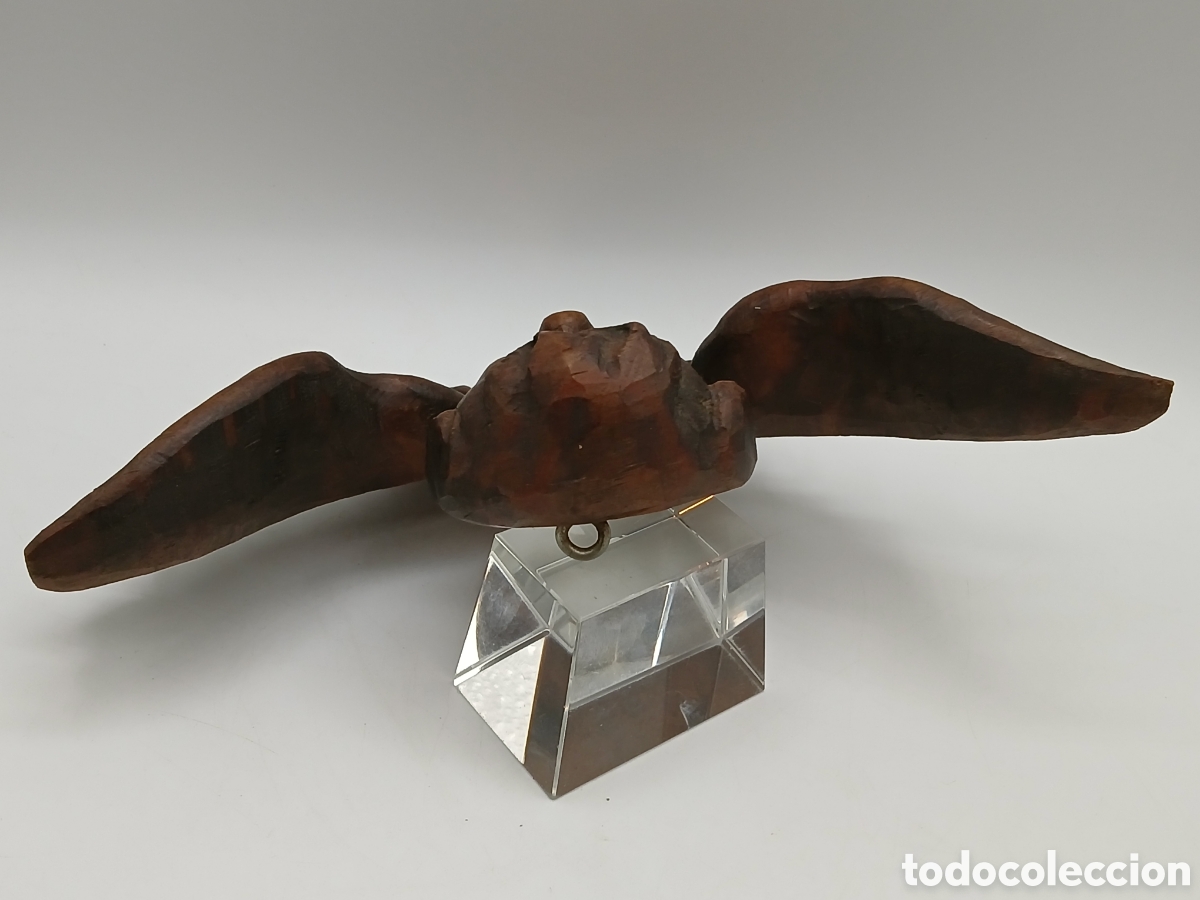 Arte: Querubin alado. Madera tallada - Foto 5