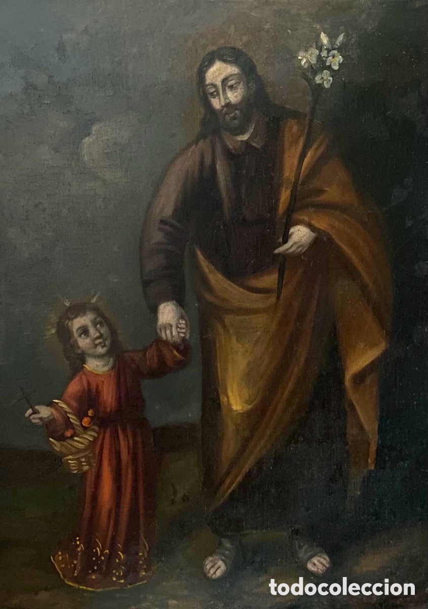Arte: San Jos&eacute; con el Ni&ntilde;o - Foto 1