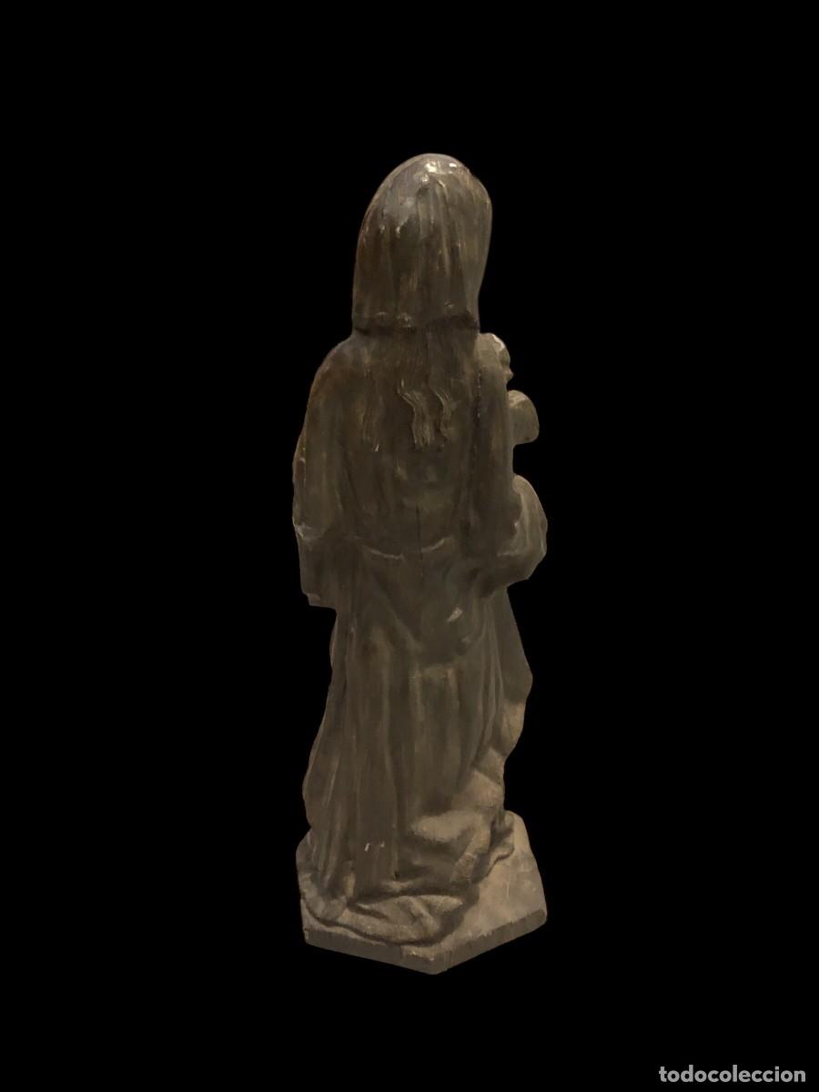 Arte: VIRGEN ESTILO GOTICA EN YESO - Foto 1