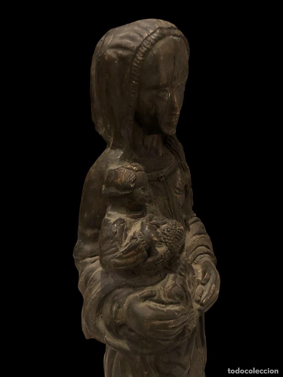 Arte: VIRGEN ESTILO GOTICA EN YESO - Foto 4
