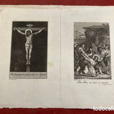 Grabado Cristo Crucificado Y Jes s Cargando Con Compra Venta En grabado-cristo-crucificado-y-jes-s-cargando-con-compra-venta-en