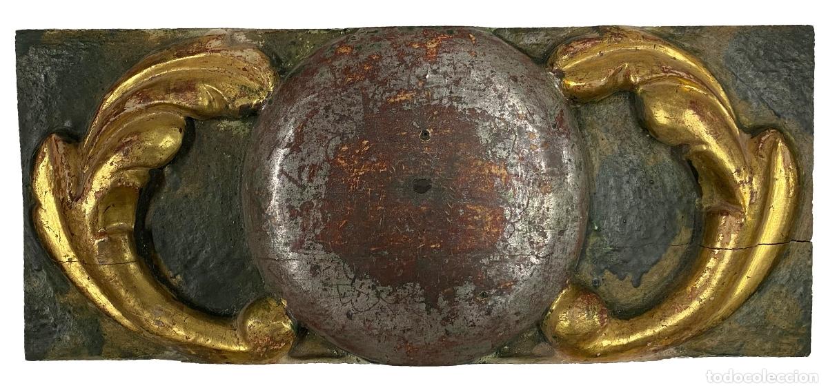Arte: Espectacular tabla de retablo oro y plata corlada. - Foto 1