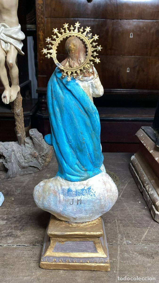 Arte: VIRGEN DE LA INMACULADA CONCEPCI&Oacute;N SIGLO XIX - Foto 2