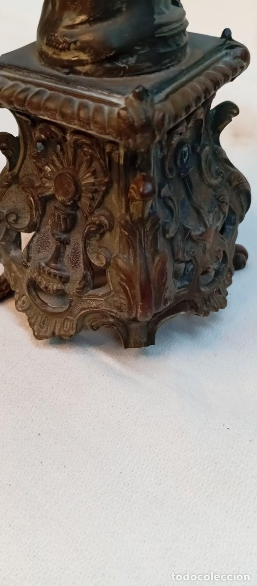 Arte: VIRGEN DEL PILAR EN CALAMINA - Foto 5