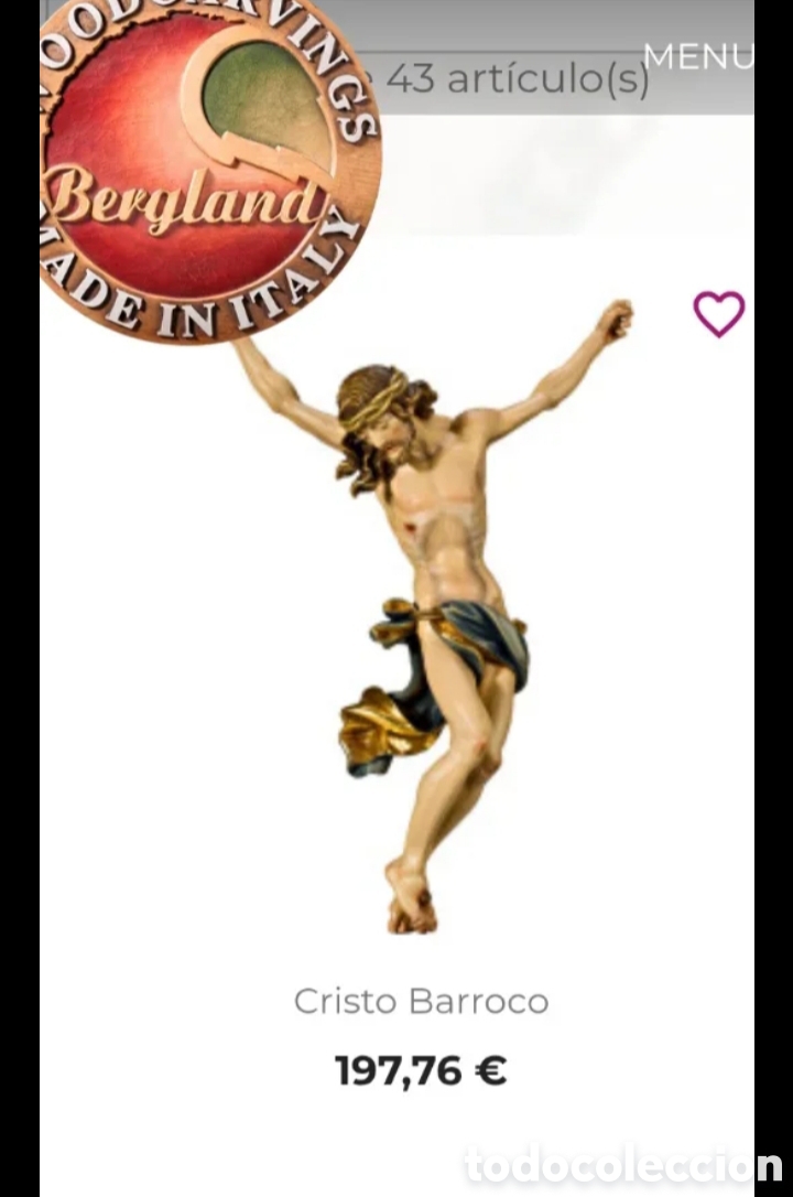 Arte: Talla policromada de crucificado - Foto 4