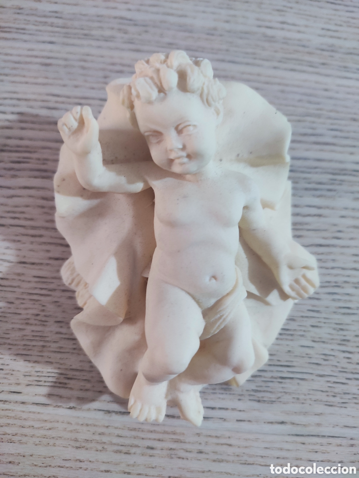 Arte: Ni&ntilde;o Jesus en marmolina - Foto 1