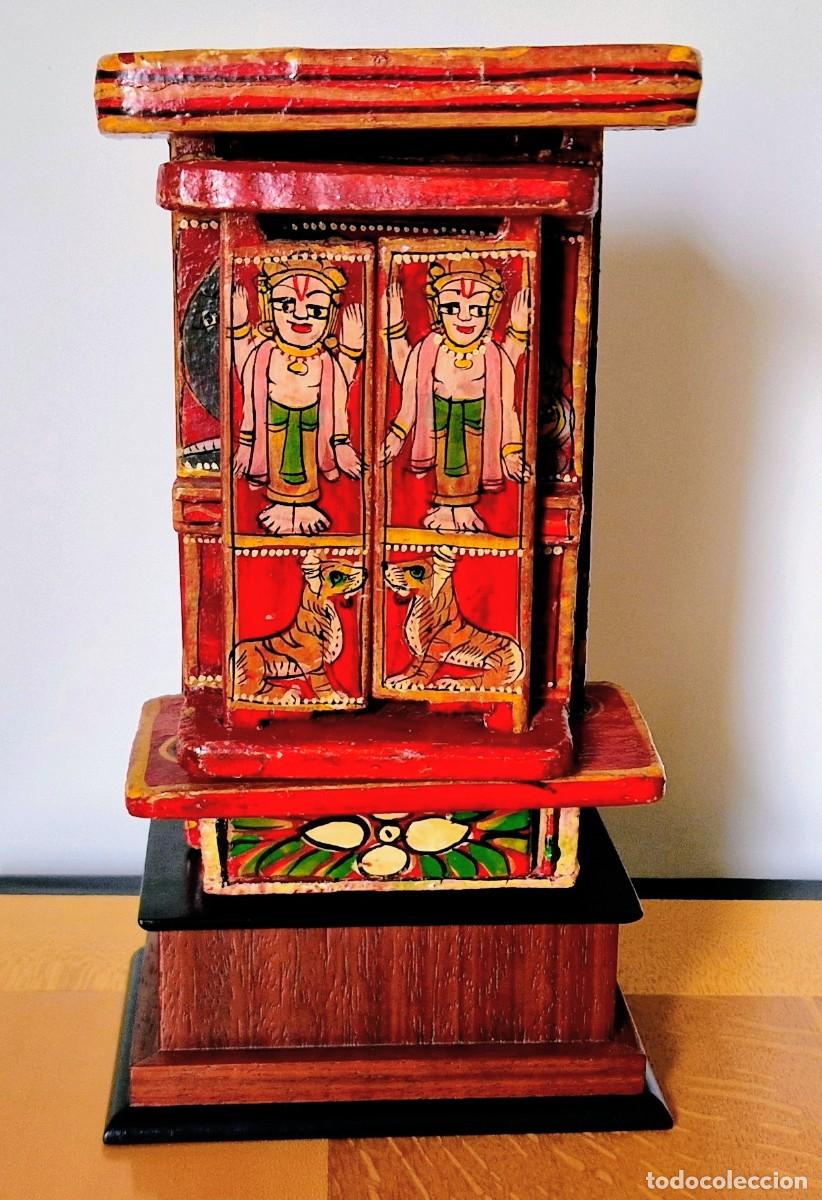 Arte: TEMPLO HIND&Uacute; KAVAD DE MADERA - Foto 1
