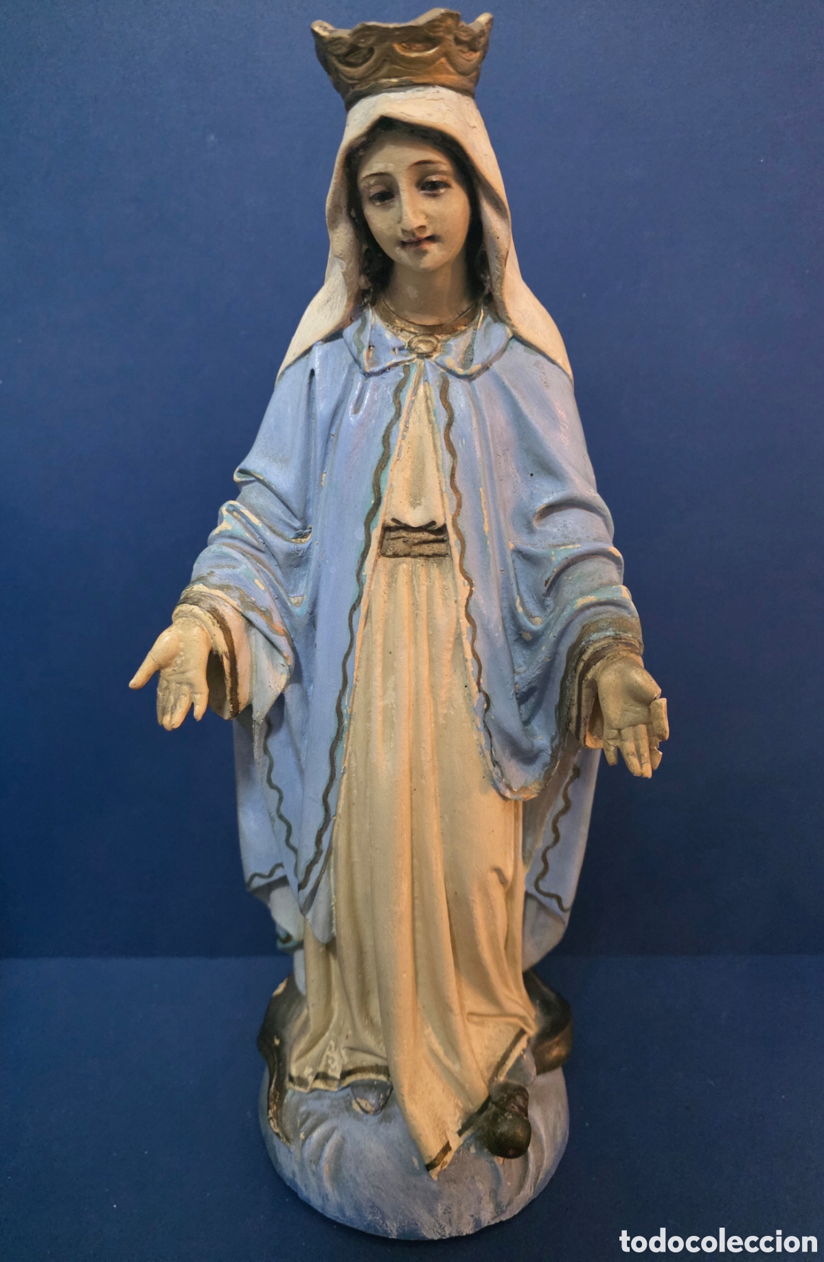 Arte: Inmaculada Concepci&oacute;n de Olot en estuco - Foto 1