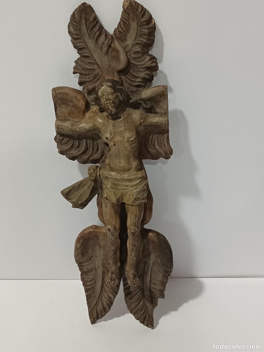 Arte: CRISTO S.XVIII MADERA - Foto 1